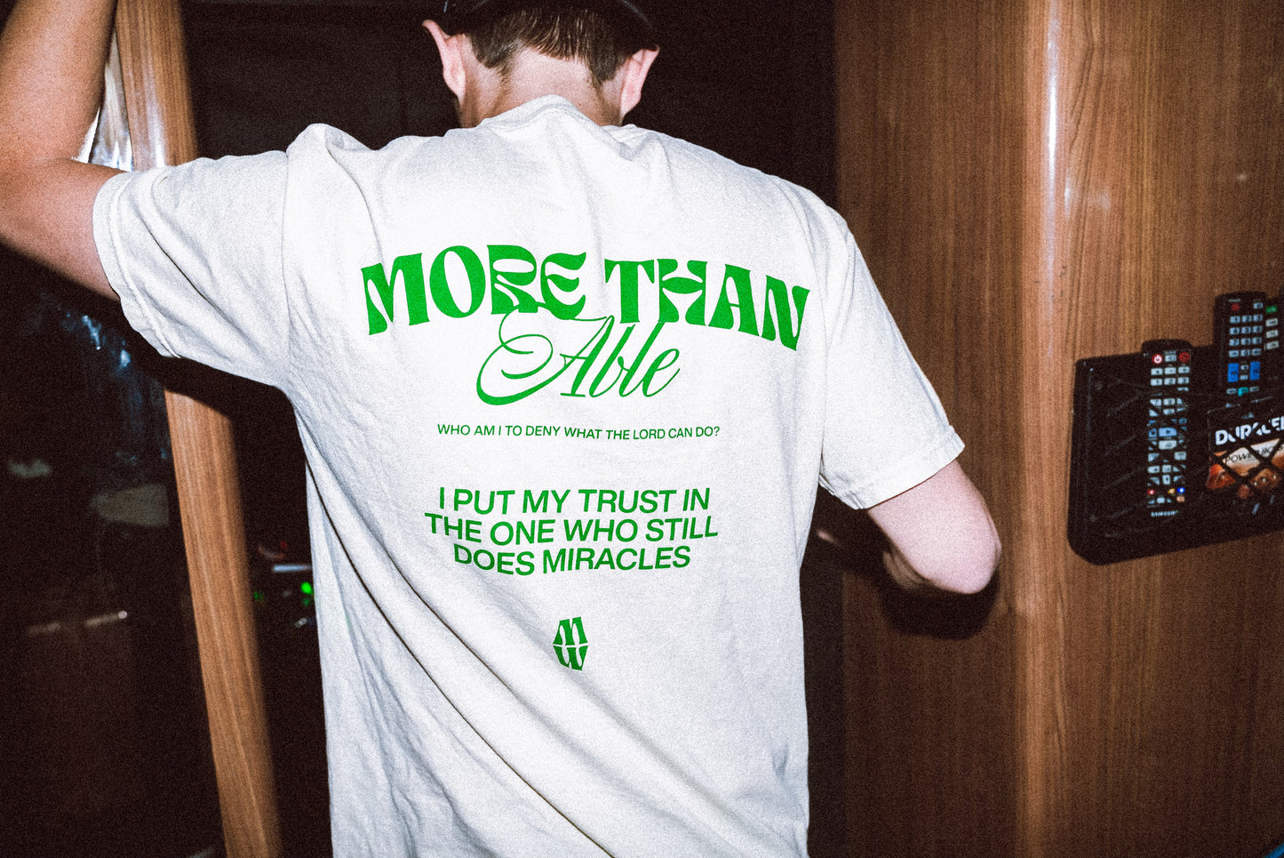 More Than Able Lyric Tee - Cream
