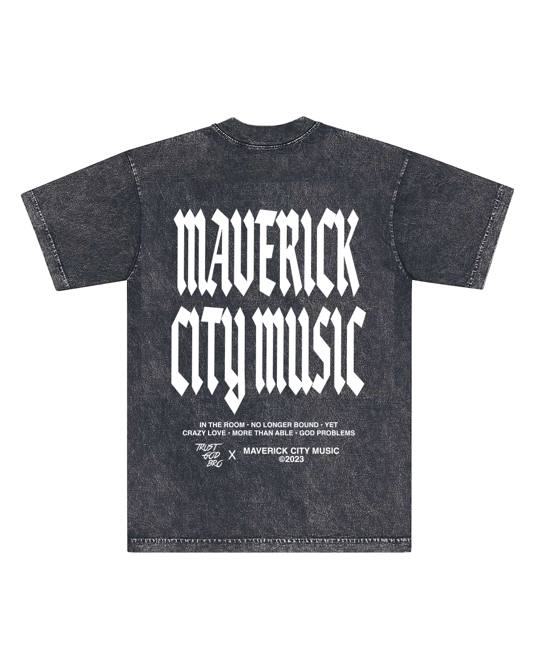 TrustGodBro x Maverick City Music Tee - Carbon Black