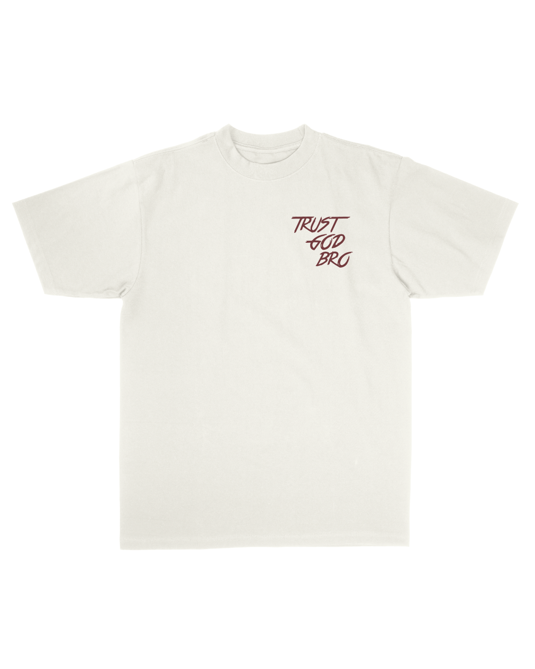 Problemas de Dios - Camiseta musical TrustGodBro x Maverick City - Crema 